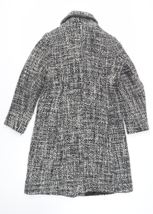 Womens UK Size 12 Yazz Black Overcoat