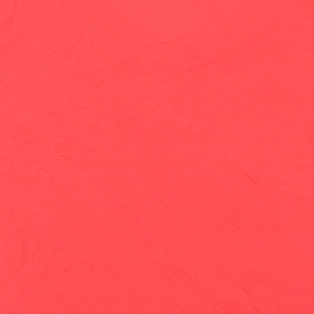 Womens UK Size 10 New Look Red Basic T-Shirt