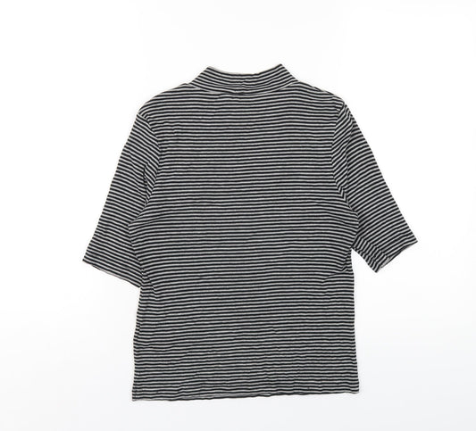 Womens UK Size M H&M Grey Basic T-Shirt