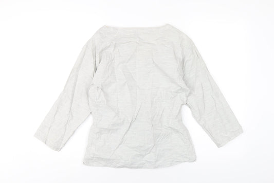 Womens UK Size S Gap Grey Basic T-Shirt