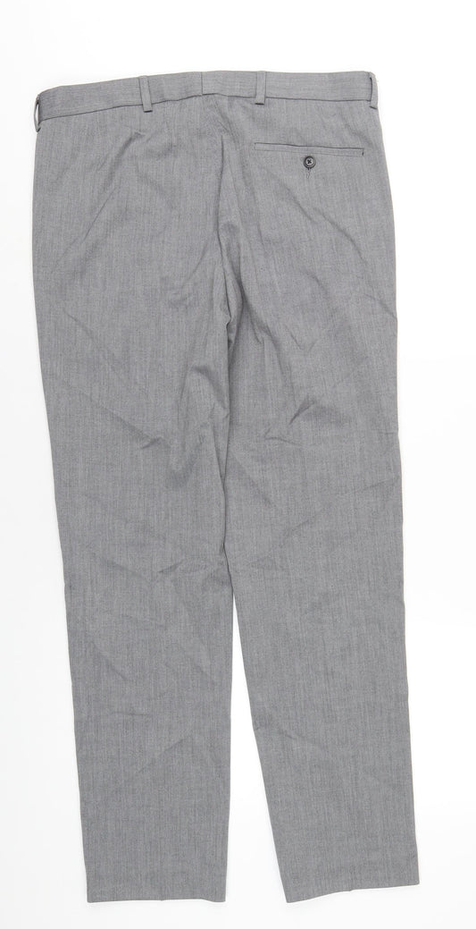 Mens UK Size 34 Marks and Spencer Regular Grey Suit Tuxedo