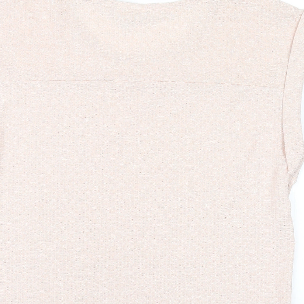 Womens UK Size 6 NEXT Pink Basic T-Shirt