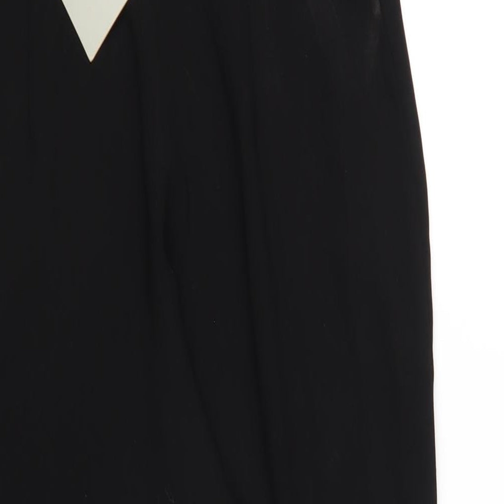 Womens UK Size 10 ASOS One-Piece Black Jumpsuit