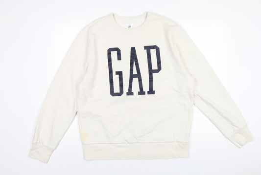 Womens UK Size L Gap Ivory Pullover Sweatshirt