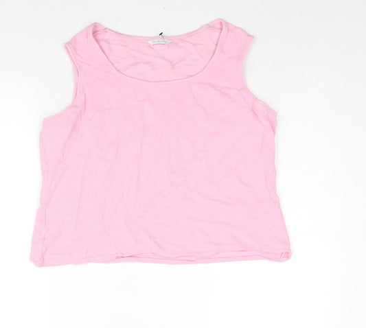 Womens UK Size 18 Berkertex Pink Camisole Blouse