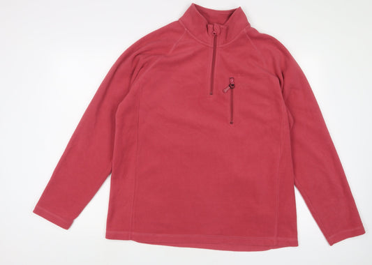 Womens UK Size L Cotton Traders Pink Pullover Sweatshirt