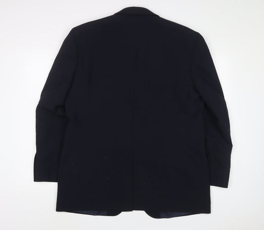 Mens UK Size 44 BHS Regular Blue Suit Jacket