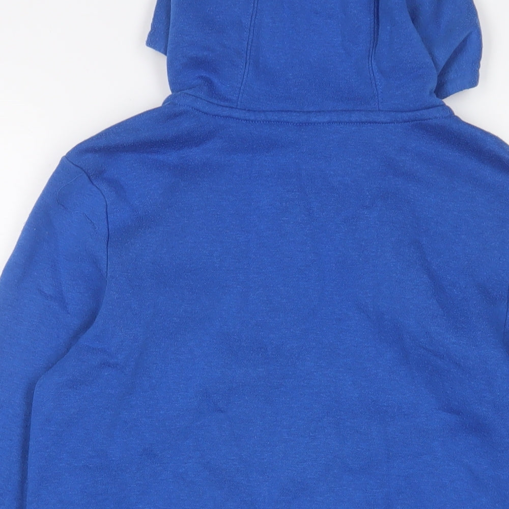 Slazenger Boys Blue Cotton Full Zip Hoodie Size 11-12 Years Zip