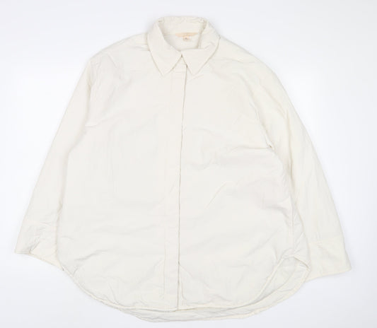 Womens UK Size S H&M White Jacket