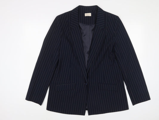 Womens UK Size 12 Oasis Blue Jacket