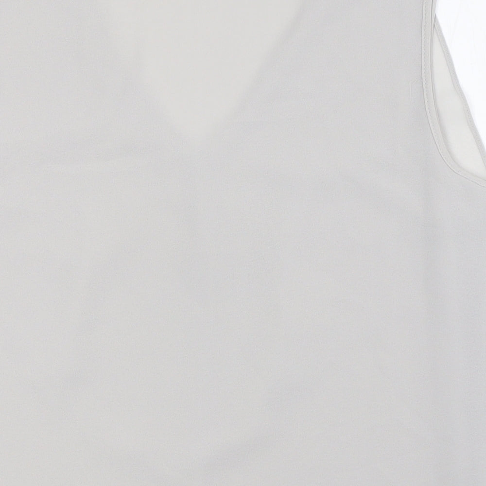 Womens UK Size 16 Dorothy Perkins Grey Camisole Button-Up