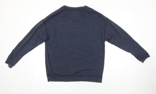 Hollister Womens Blue Polyester Pullover Sweatshirt Size XS