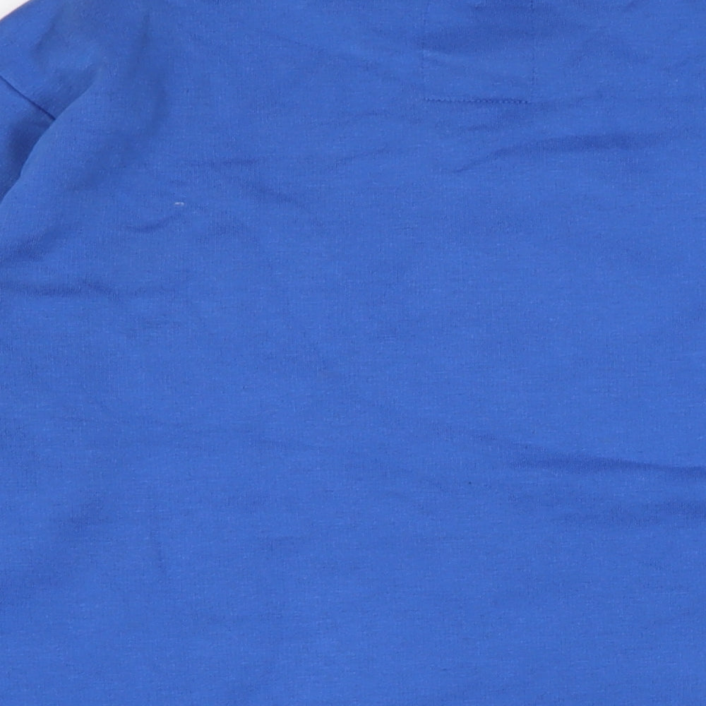 Cargo Quay Womens Blue Cotton Pullover Sweatshirt Size L