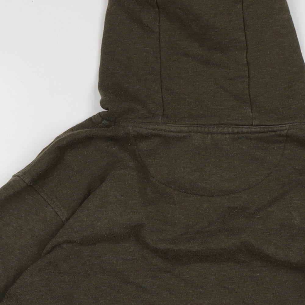 Mens UK Size L Burton Green Pullover Hoodie