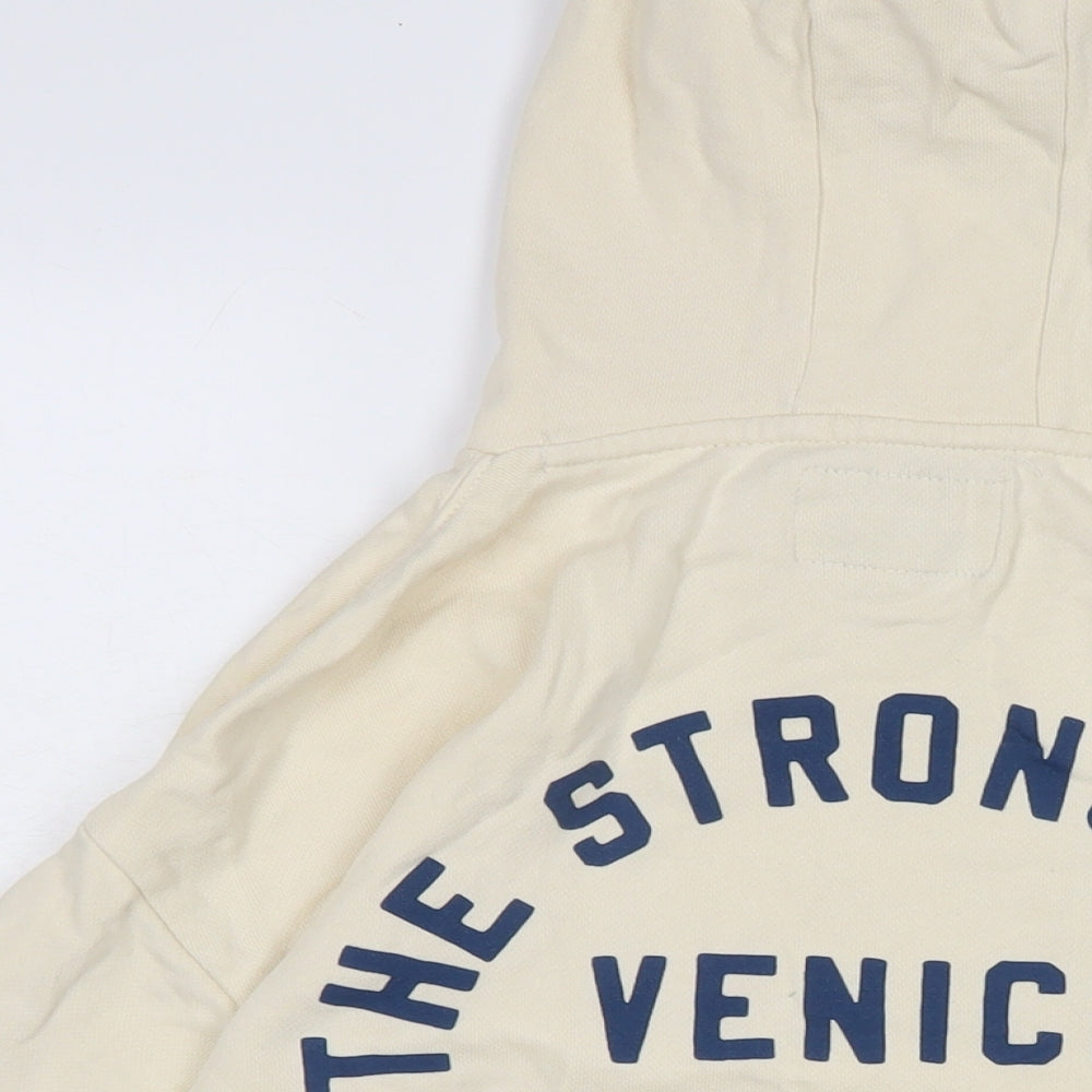 The Stronghold Mens Grey Cotton Pullover Hoodie Size S