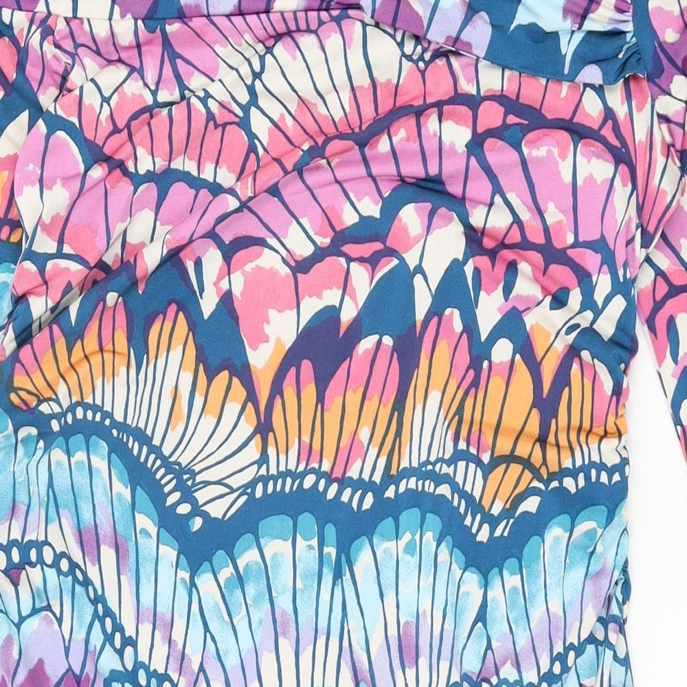 Womens UK Size 14 NEXT Multicoloured Basic T-Shirt