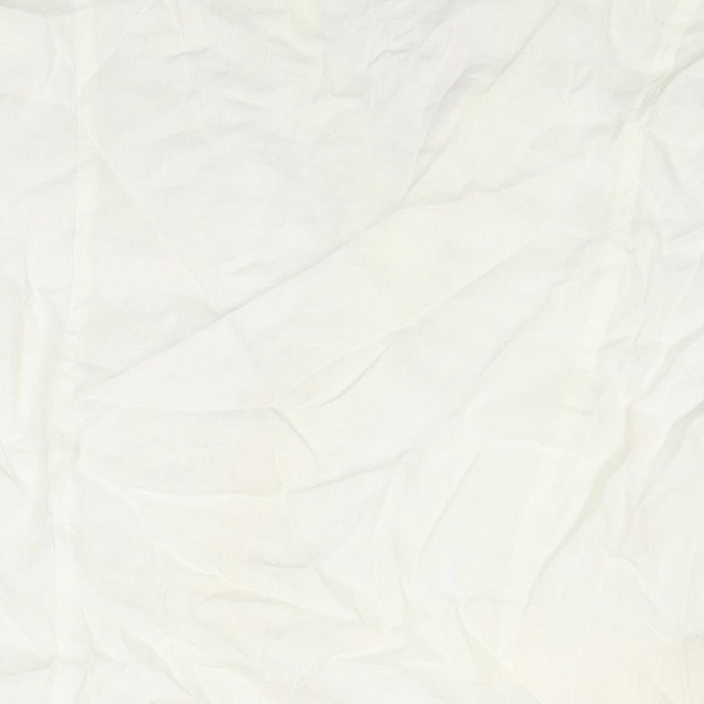 Autograph Womens White Linen Basic Blouse Size 22 V-Neck