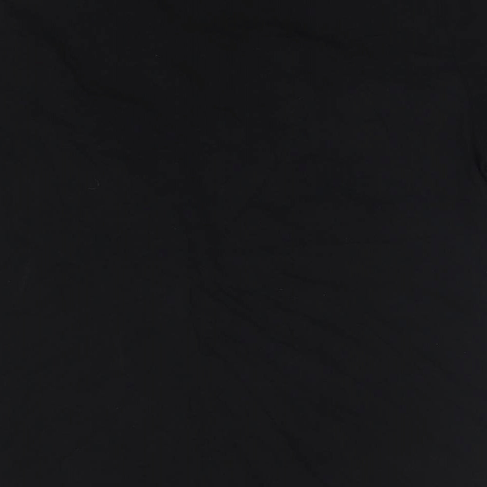 Womens UK Size 12 New Look Black Basic T-Shirt