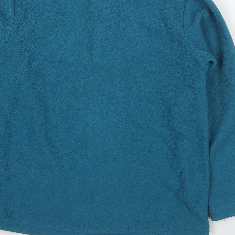 DECATHLON Boys Blue Polyester Pullover Sweatshirt Size 6 Years Pullover