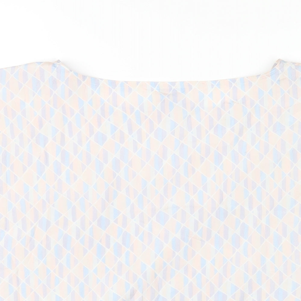 Womens UK Size 14 Wallis Multicoloured Basic T-Shirt