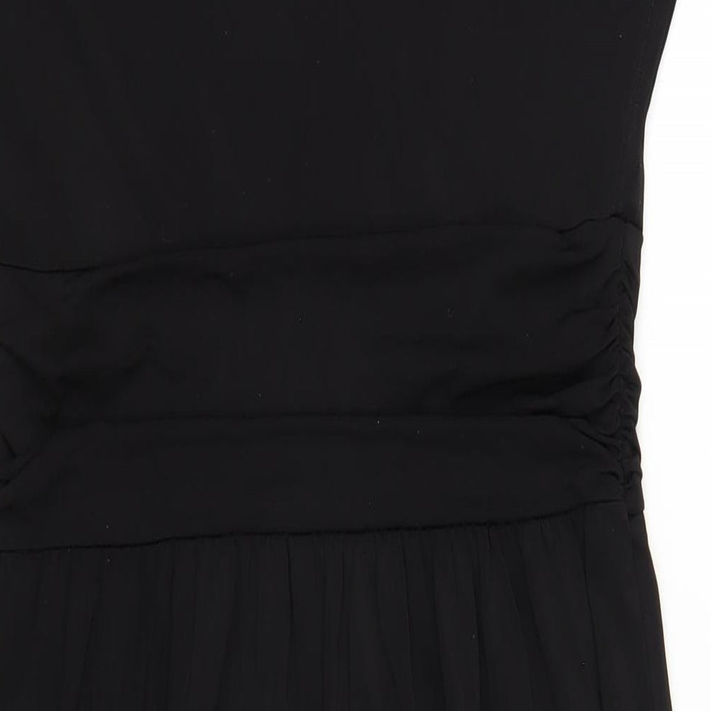 Bravissimo Womens Black Polyester Bodycon Size 14 V-Neck Pullover