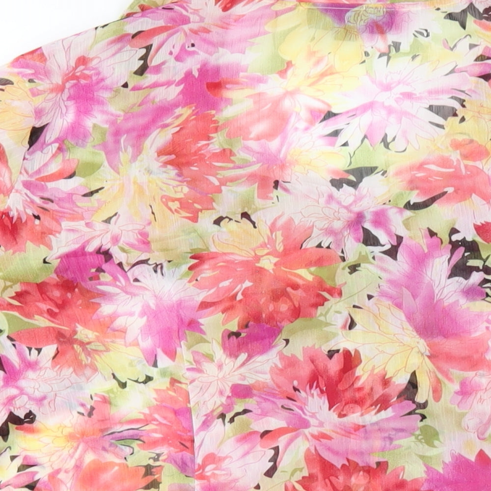 Womens UK Size 12 Antonino Philosophy Multicoloured Basic Blouse