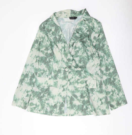 Womens UK Size 16 PRETTYLITTLETHING Green Jacket
