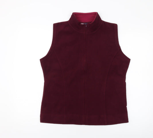 Womens UK Size 14 EWM Purple Gilet