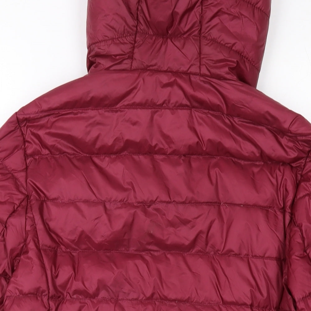 Womens UK Size 8 Lee Cooper Red Puffer Jacket