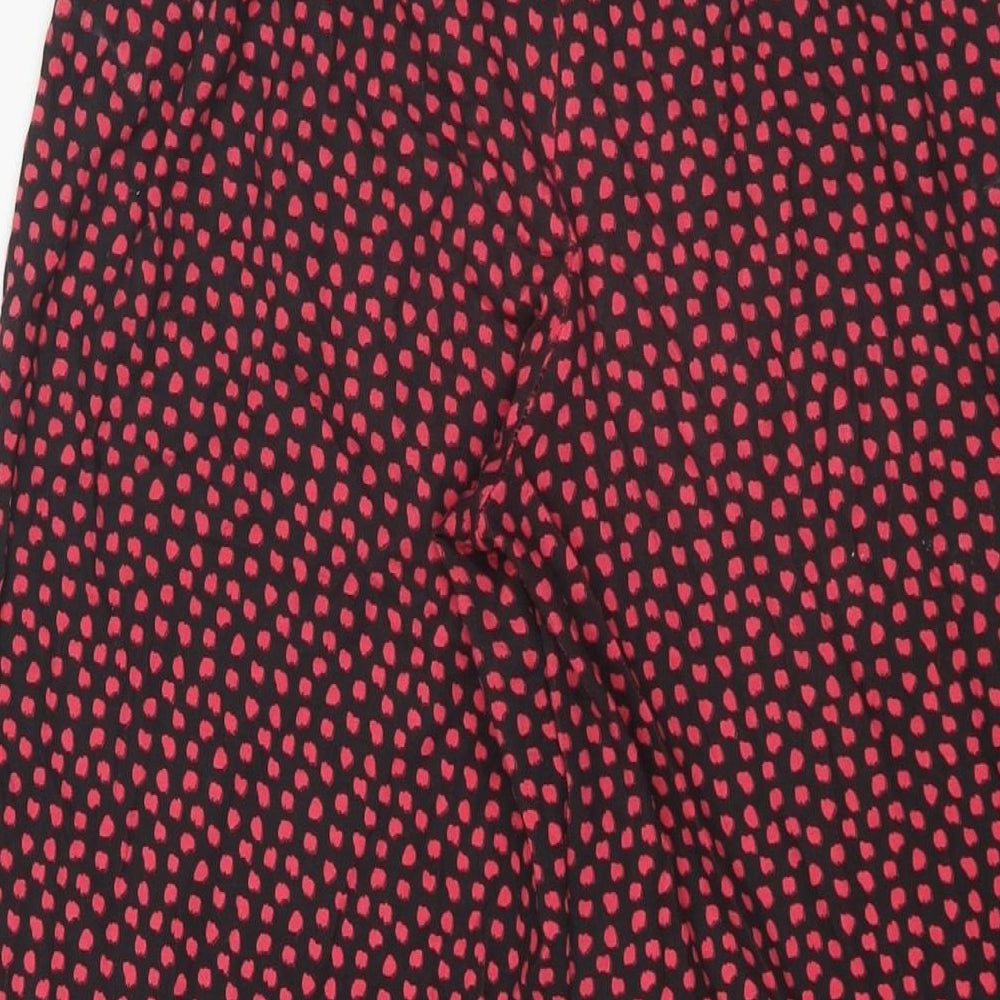 Womens UK Size 8 NEXT Regular Fit Cropped Pink Trousers