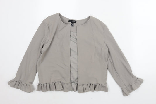 Womens UK Size 10 New Look Grey Jacket