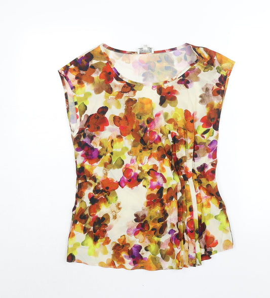 Womens UK Size 8 Kaliko Multicoloured Camisole Blouse