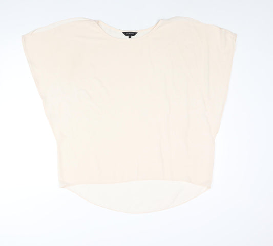 Womens UK Size 14 New Look Ivory Basic Blouse