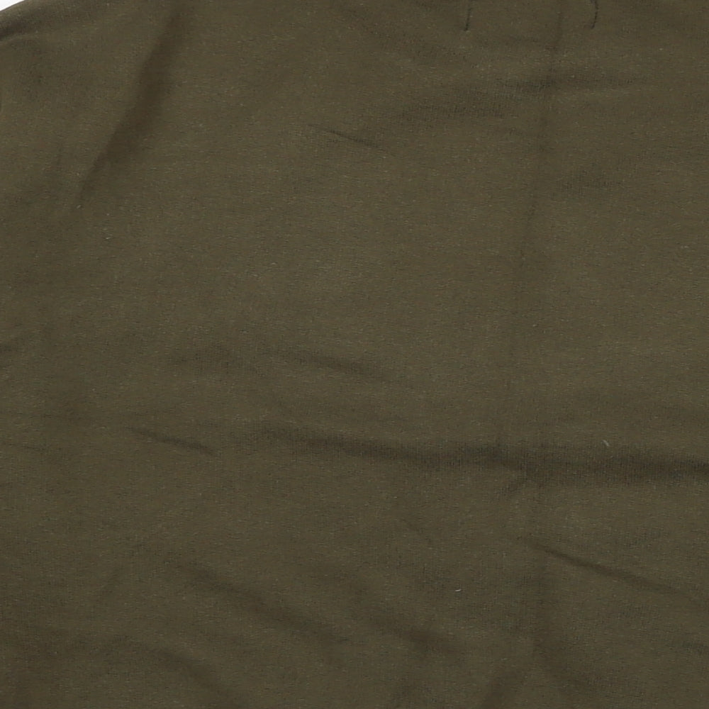 Womens UK Size XS Pull&Bear Green Pullover Sweatshirt