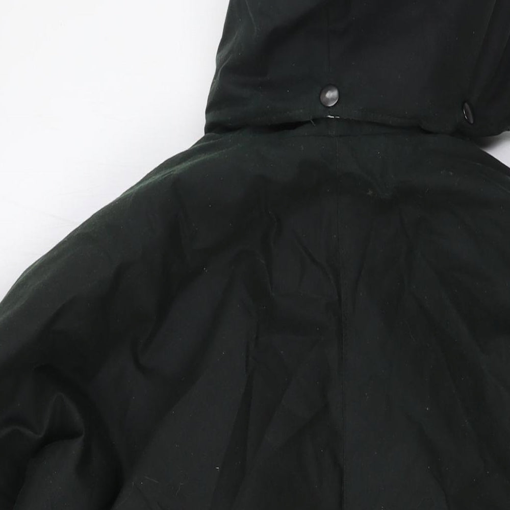 Mens UK Size M WaxBerry Green Overcoat