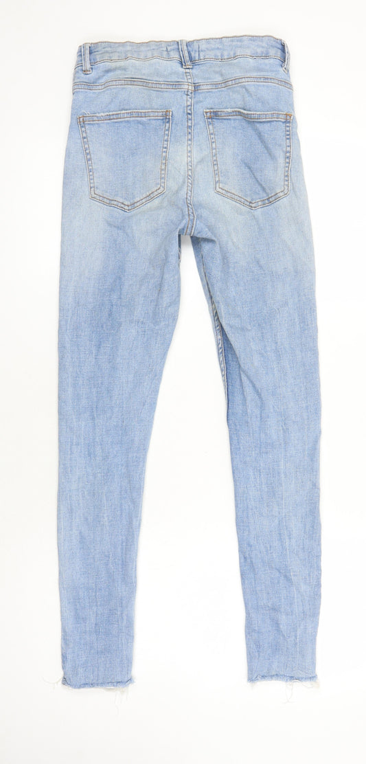 Denim Co Womens Blue Cotton Skinny Jeans Size 10 L27 in Regular