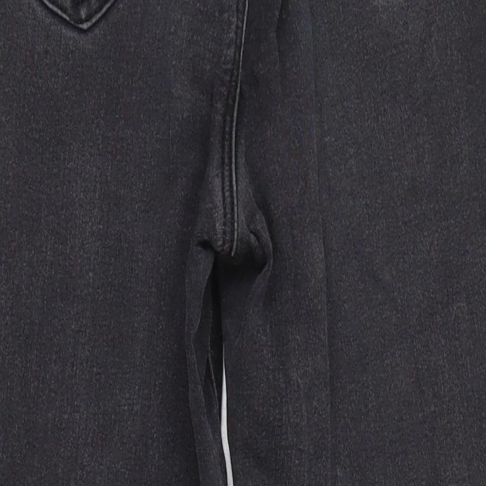 Topshop Womens Black Cotton Jegging Jeans Size 26 in L25 in Slim