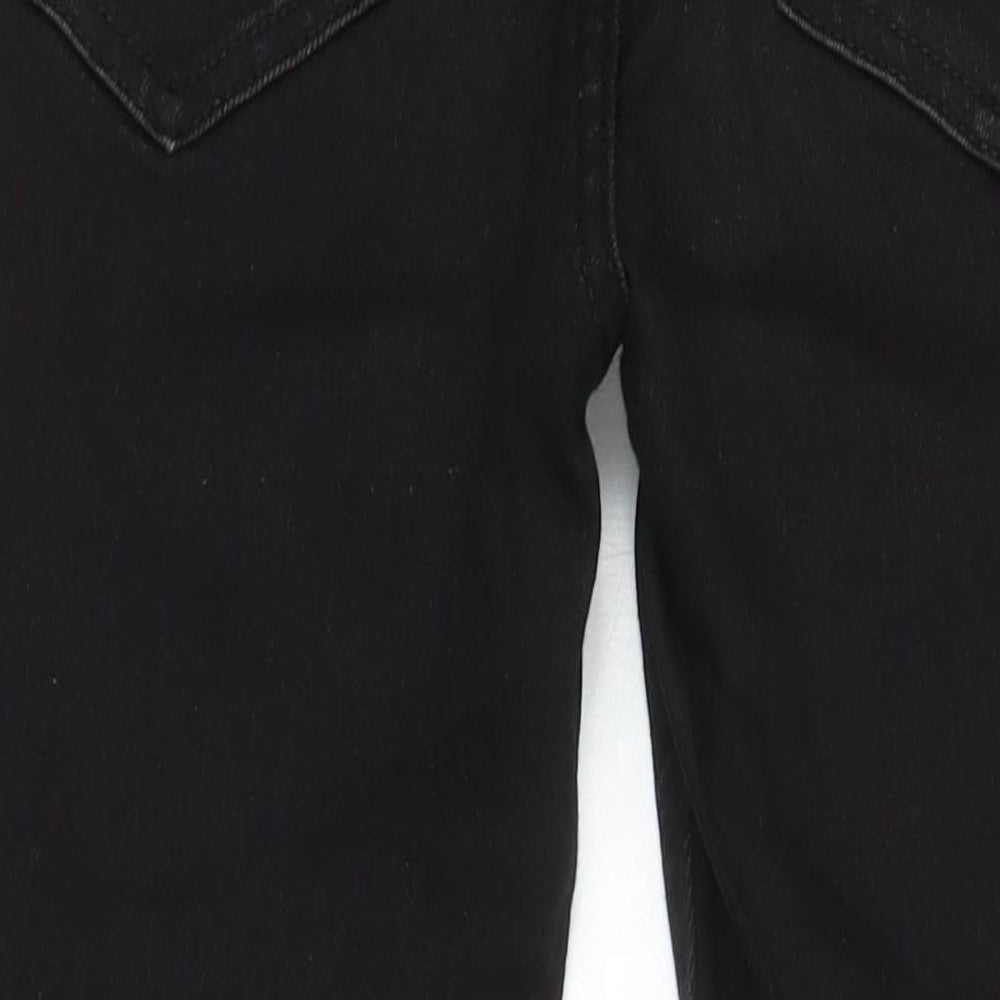 Pull&Bear Womens Black Cotton Skinny Jeans Size 10 L26.5 in Regular