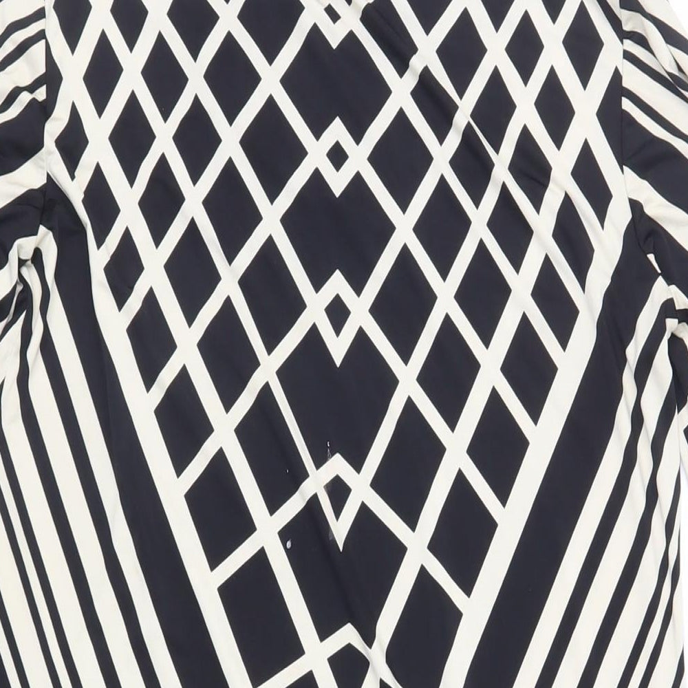 Womens UK Size S Wallis Black Tunic Blouse