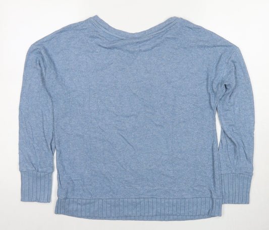 Womens UK Size 12 Marks and Spencer Blue Pullover Sweatshirt