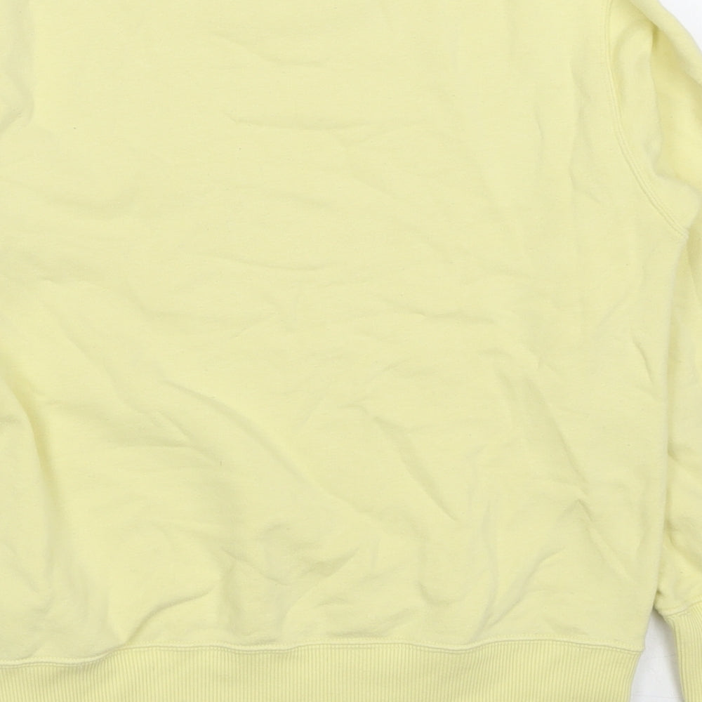 Uniqlo Boys Yellow Cotton Pullover Sweatshirt Size 9-10 Years Pullover - Taco Day