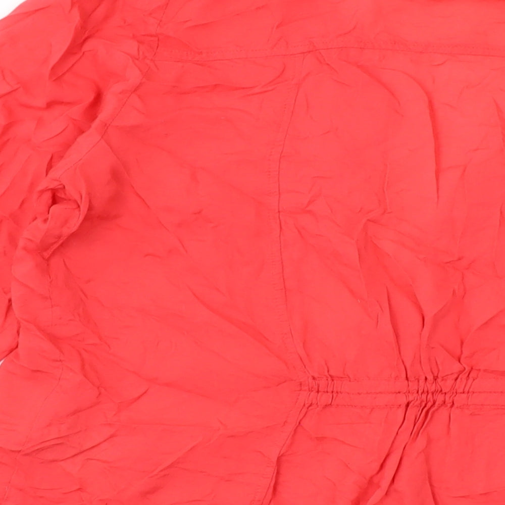 Womens UK Size XL VERO MODA Orange Basic Blouse