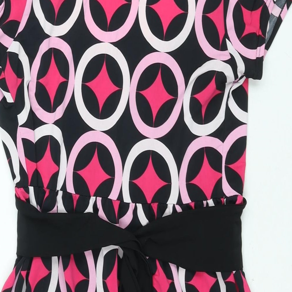 Womens UK Size 10 Quiz Pink Basic Blouse