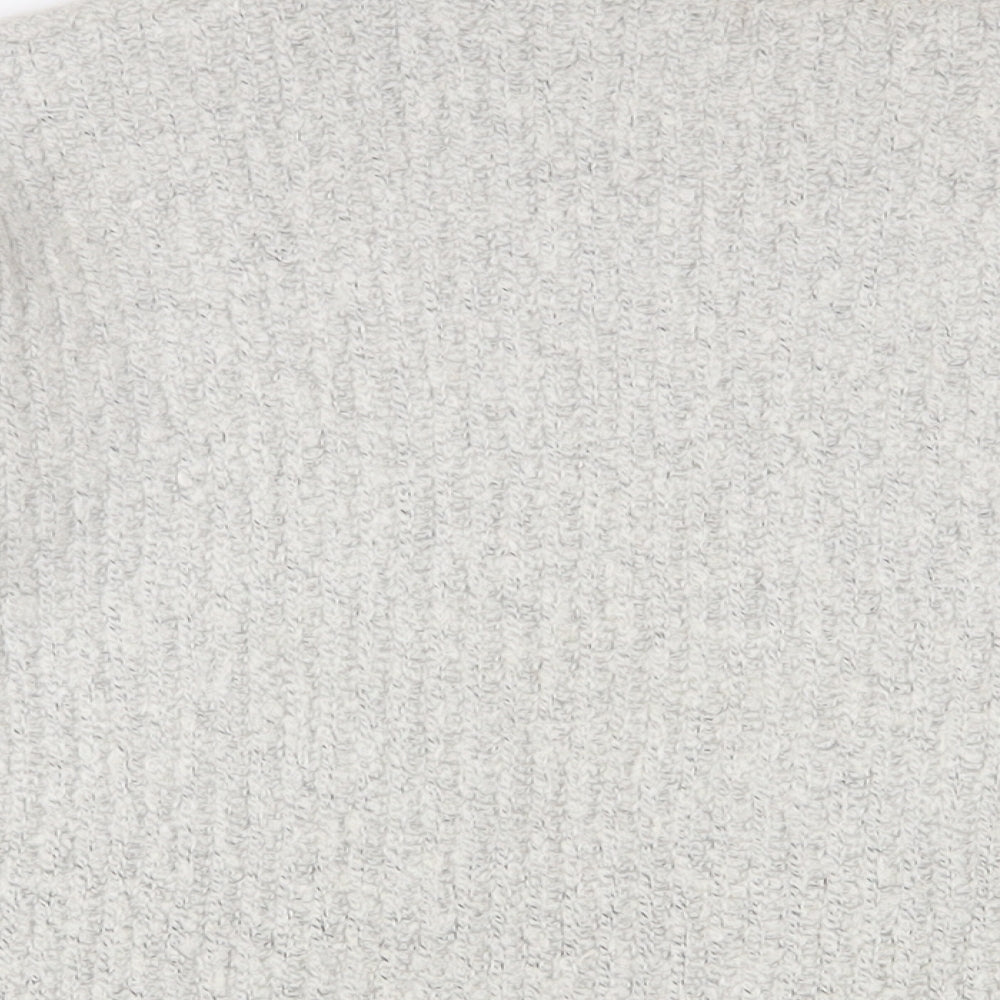 Womens UK Size M New Look Grey Pullover Jumper