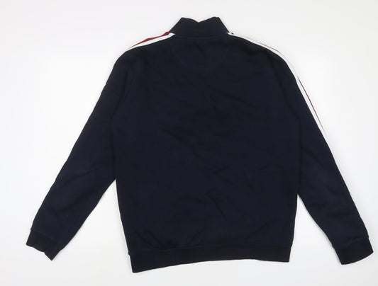 Mens UK Size M NEXT Blue Pullover Sweatshirt
