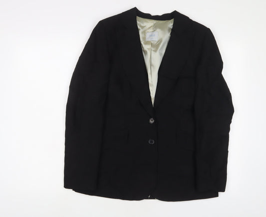Womens UK Size 10 Oasis Black Jacket
