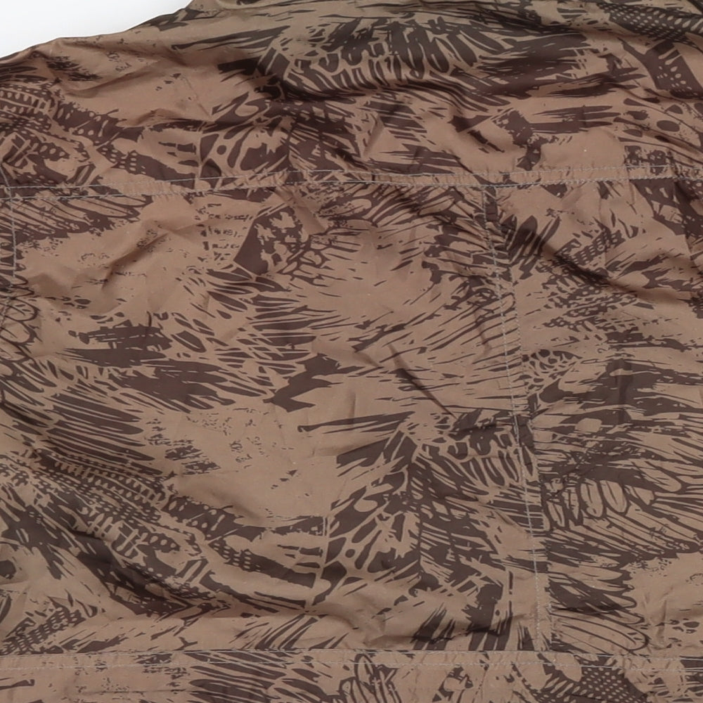 Womens UK Size 14 EWM Brown Anorak Coat