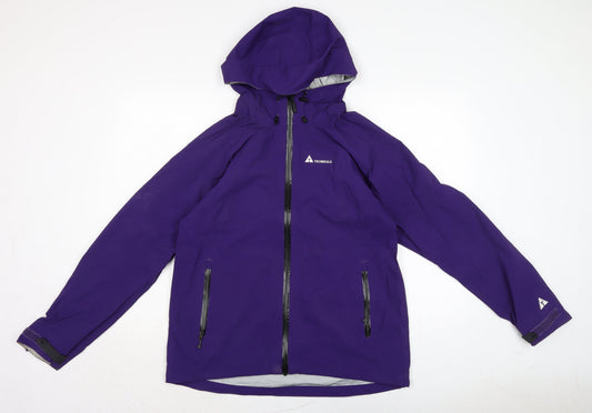 Womens UK Size 14 Technicals Purple Anorak Coat
