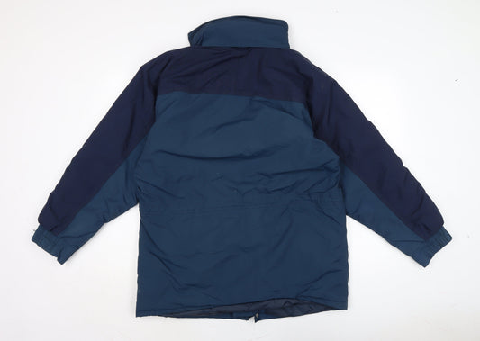 Alexandra Mens Blue Anorak Coat Size M Zip