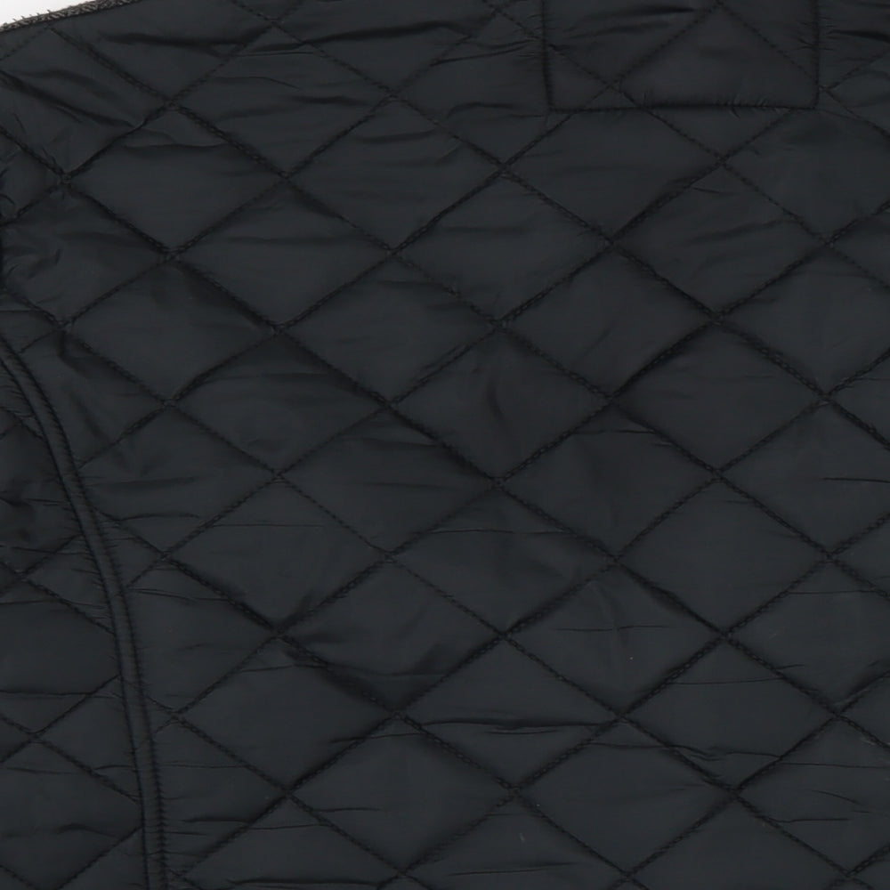 Mens UK Size S Maine Black Quilted Coat